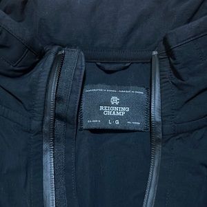Reigning Champ Full-zip Windbreaker Jacket w/ stowaway hood
